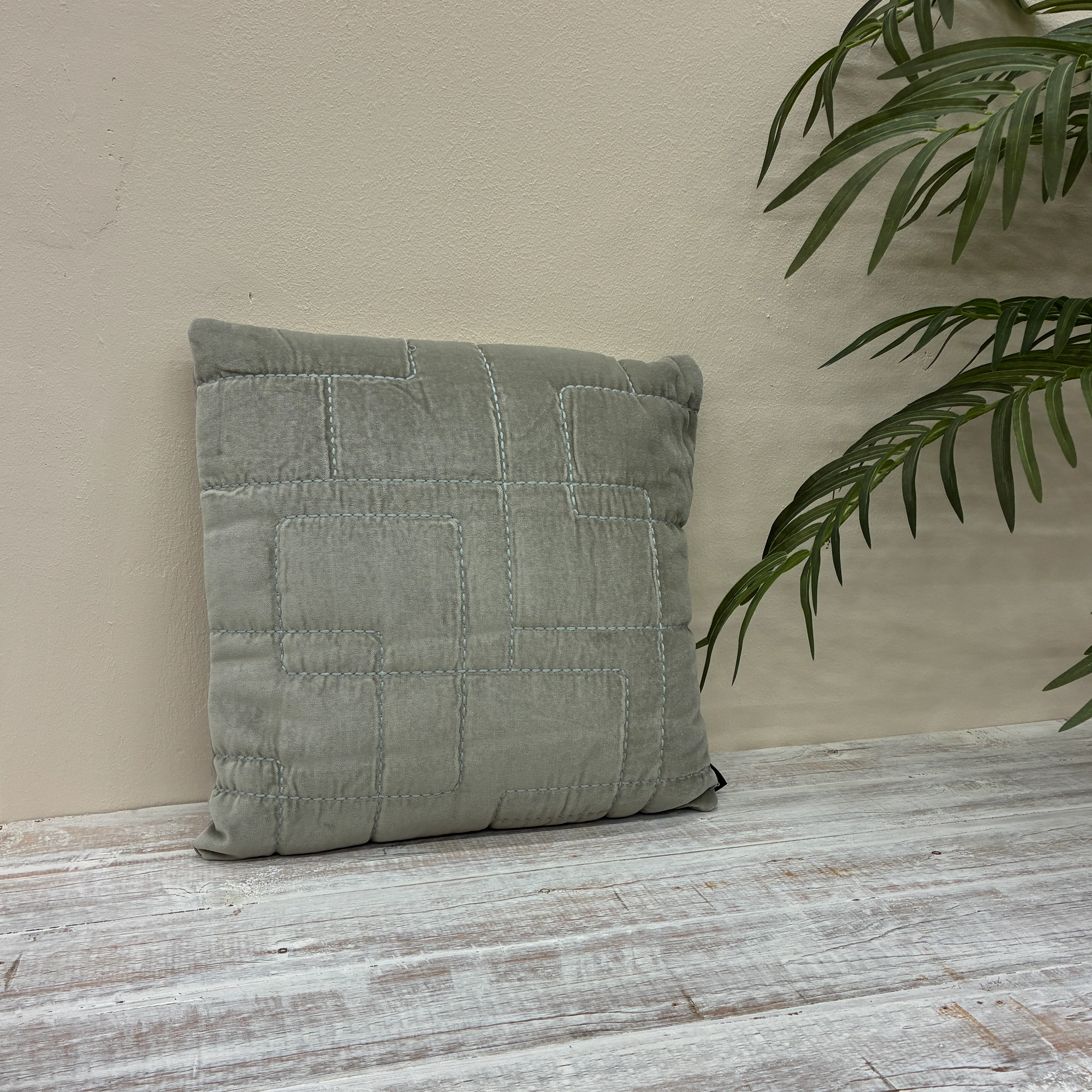 Unique Living Nika Kissen grau Stoff 45x45 Kissen Neuware - Image 9