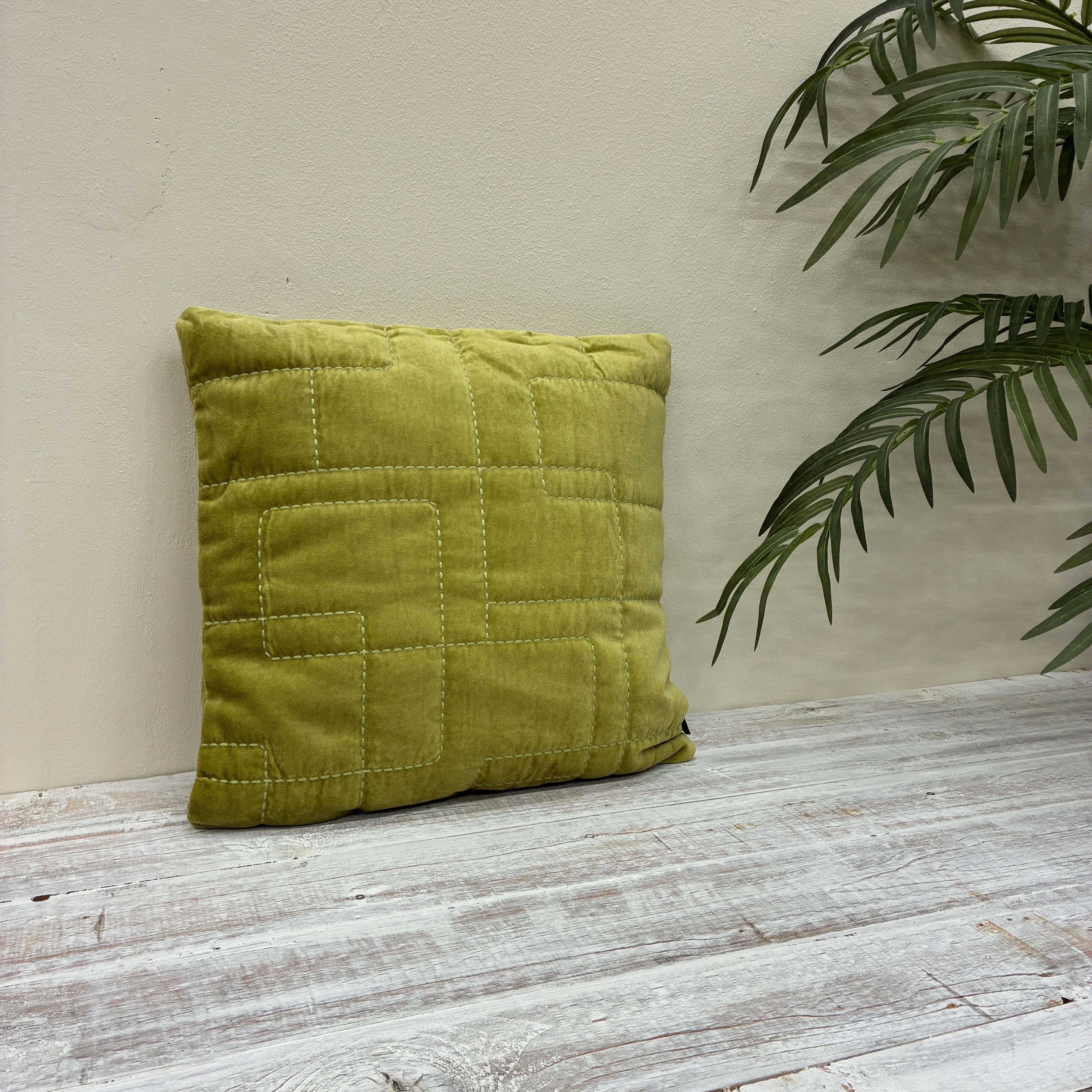 Unique Living Nika Kissen grün Stoff 45x45 Kissen Neuware - Image 10