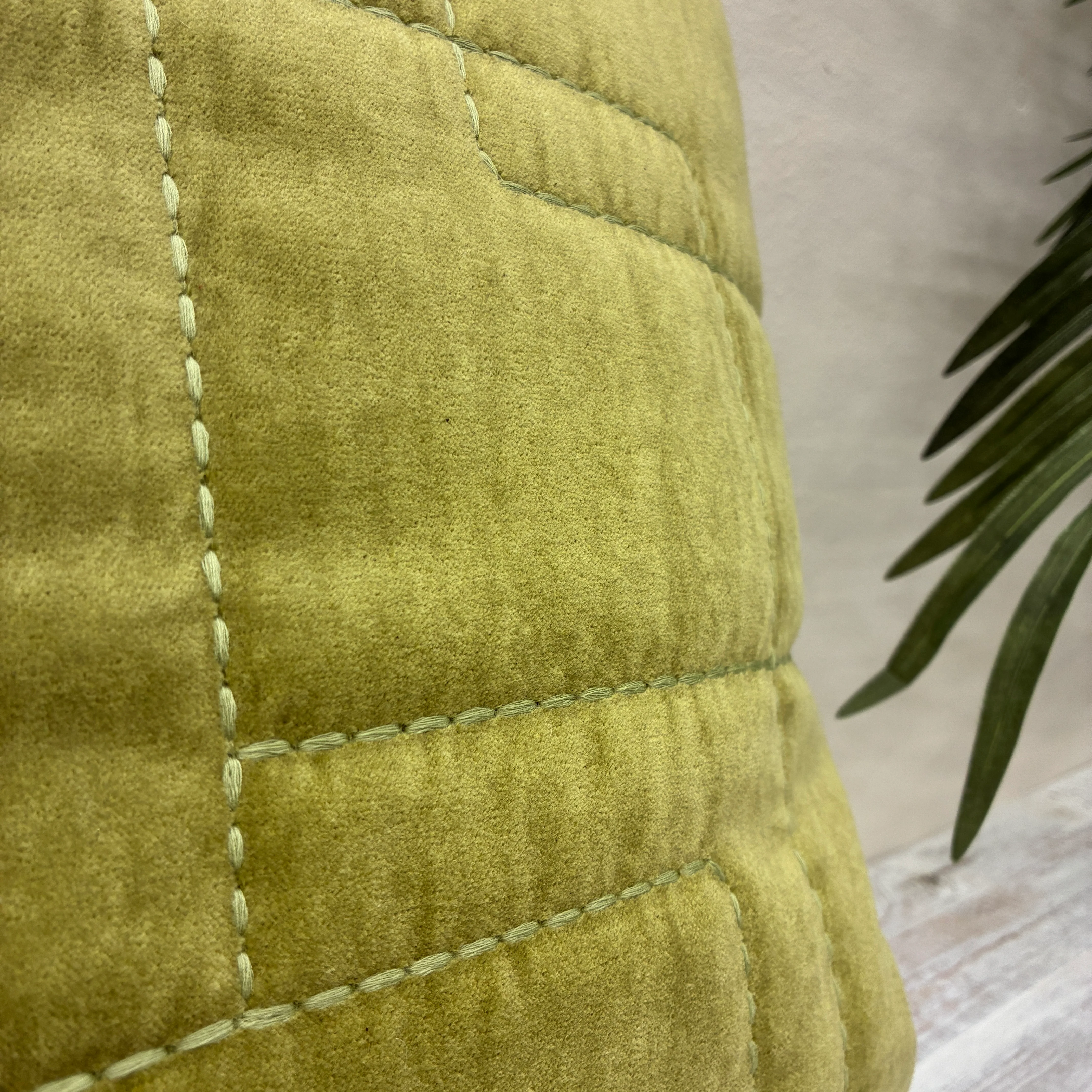 Unique Living Nika Kissen grün Stoff 45x45 Kissen Neuware - Image 4