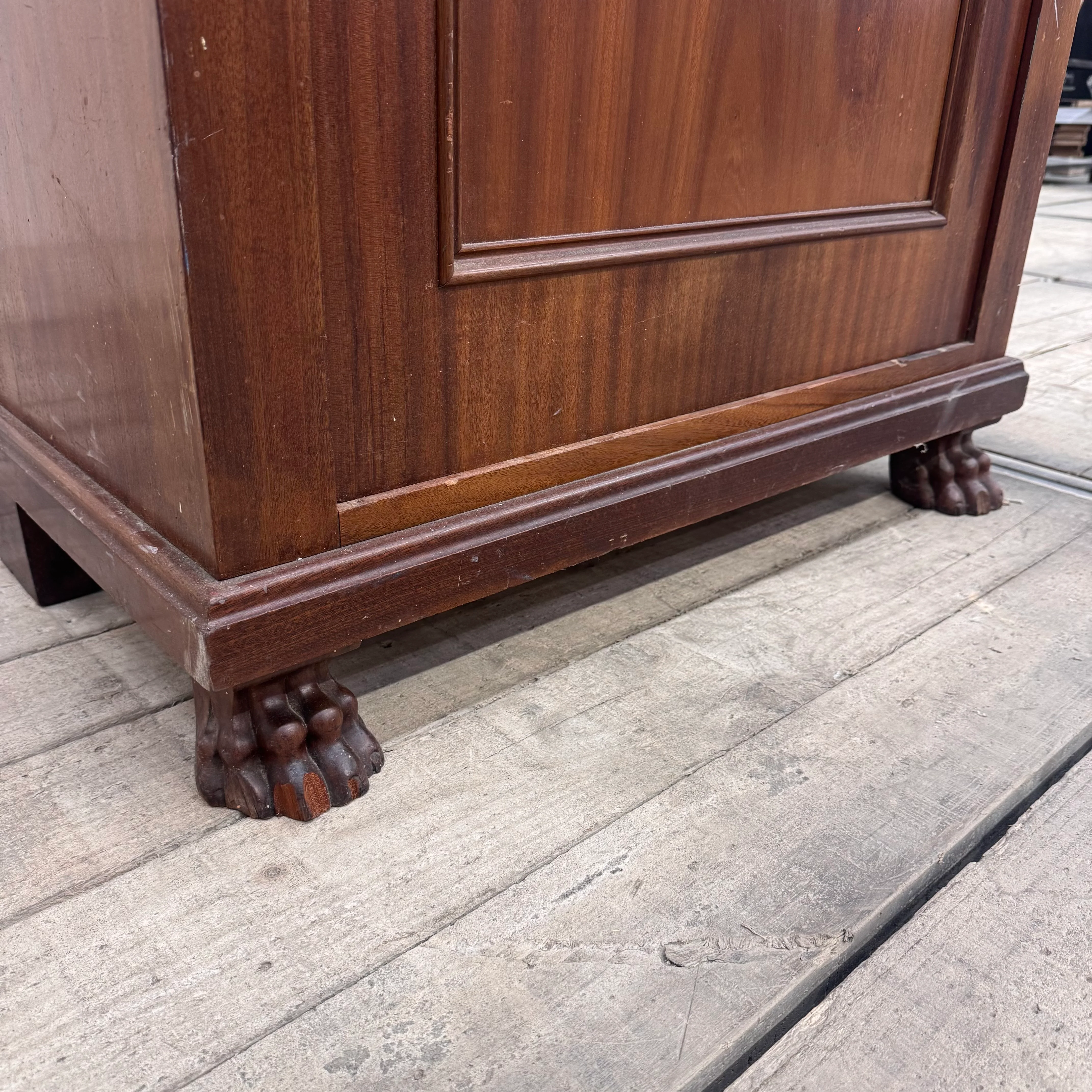 Antiker Dänischer Schrank Massivholz Jugendstil Vitrinenschrank Gebraucht - Image 6