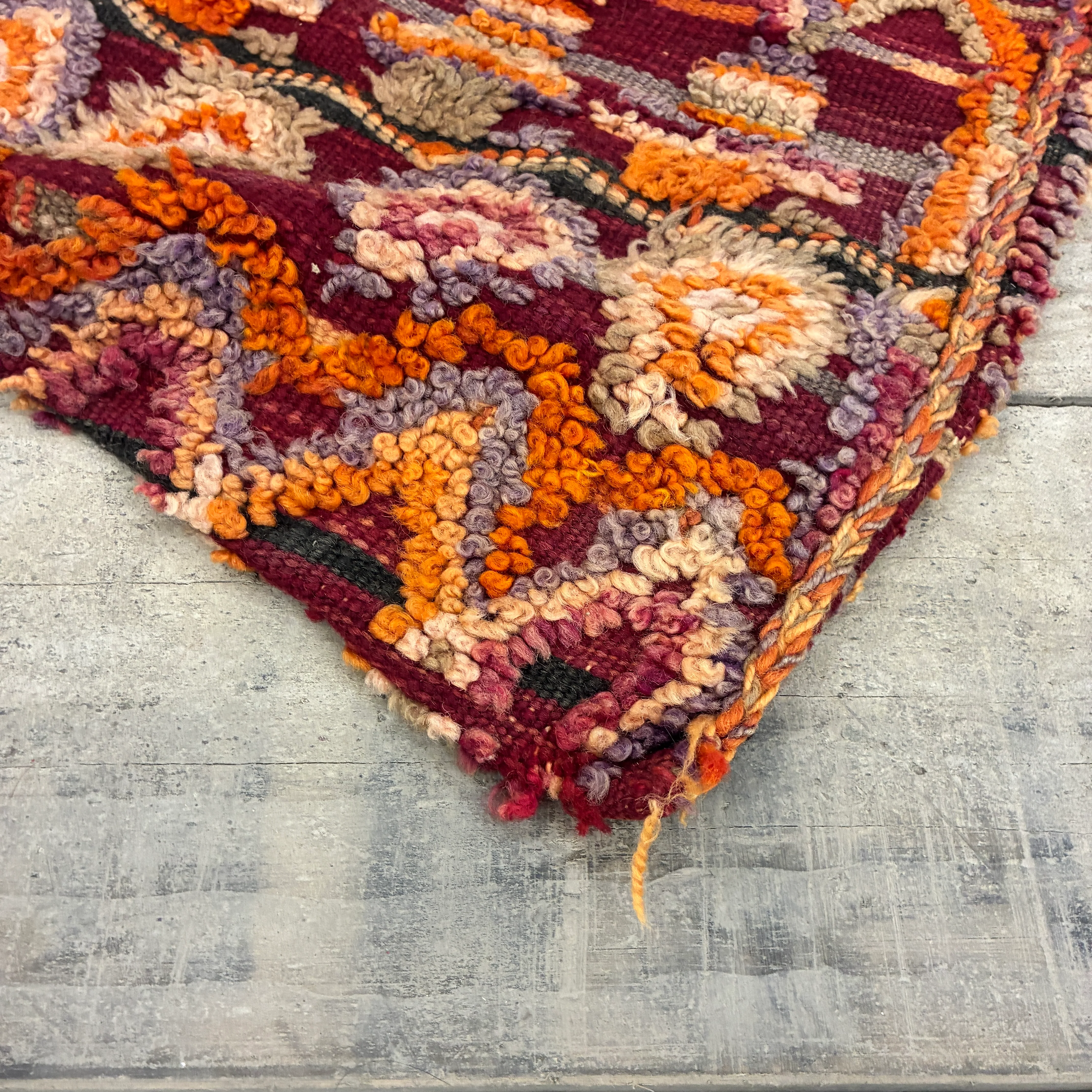 Orientalischer Teppich Vintage 75x75 Gemustert Säckchen Tasche - Image 4
