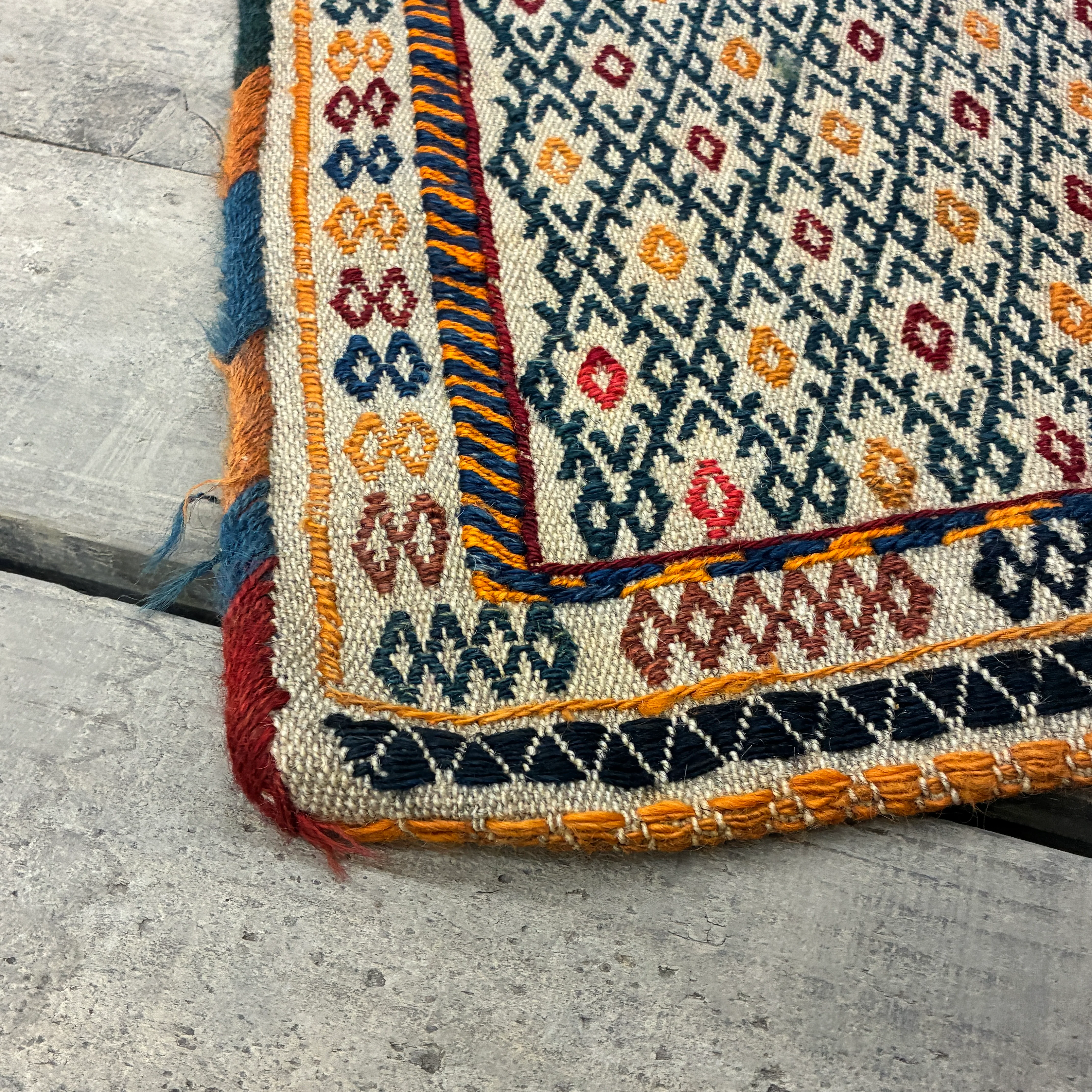 Orientalischer Teppich Khorjin Satteltasche Vintage 57x91 Gemustert - Image 6