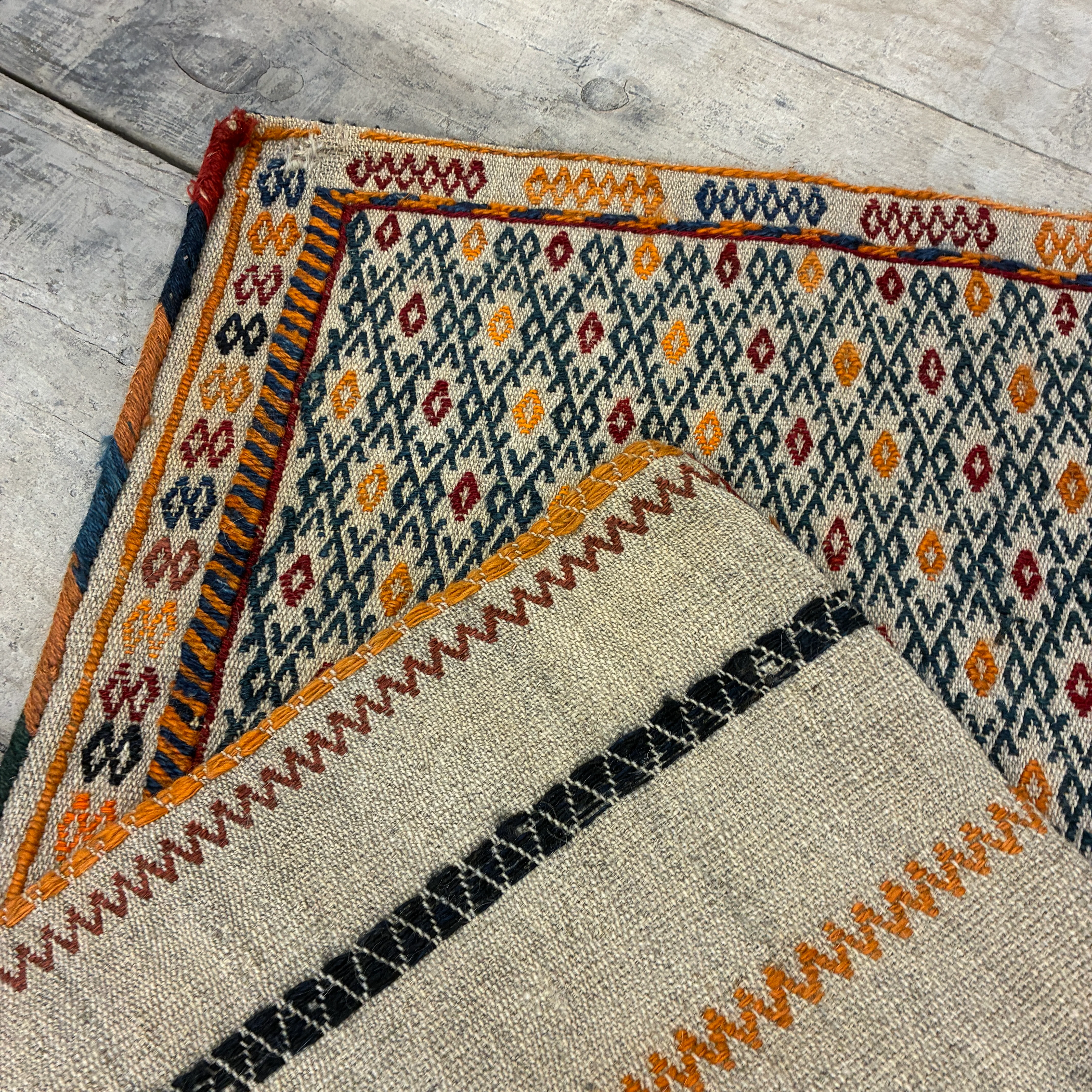 Orientalischer Teppich Khorjin Satteltasche Vintage 57x91 Gemustert - Image 8