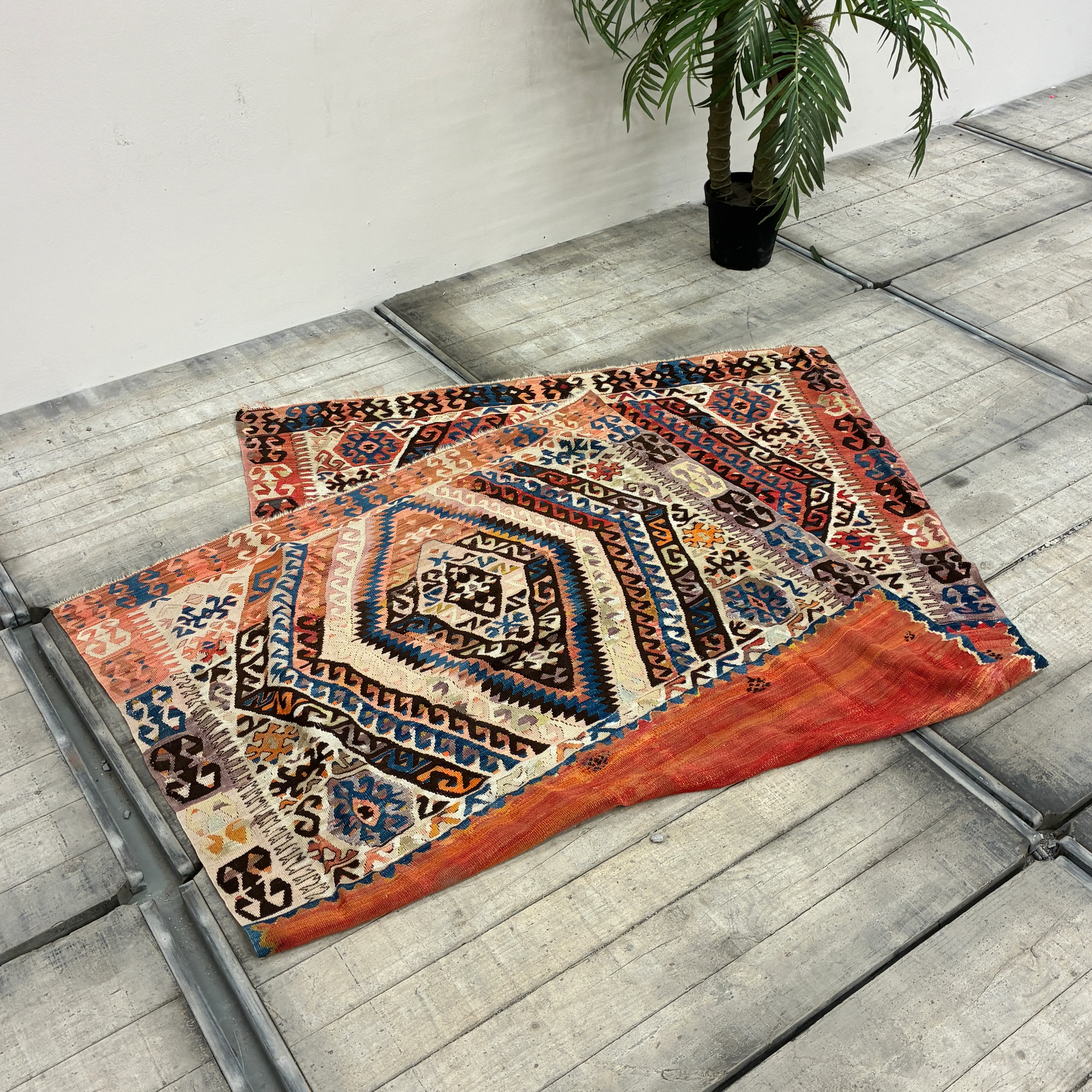 Orientalischer Teppich Vintage 147x254 Gemustert - Image 7