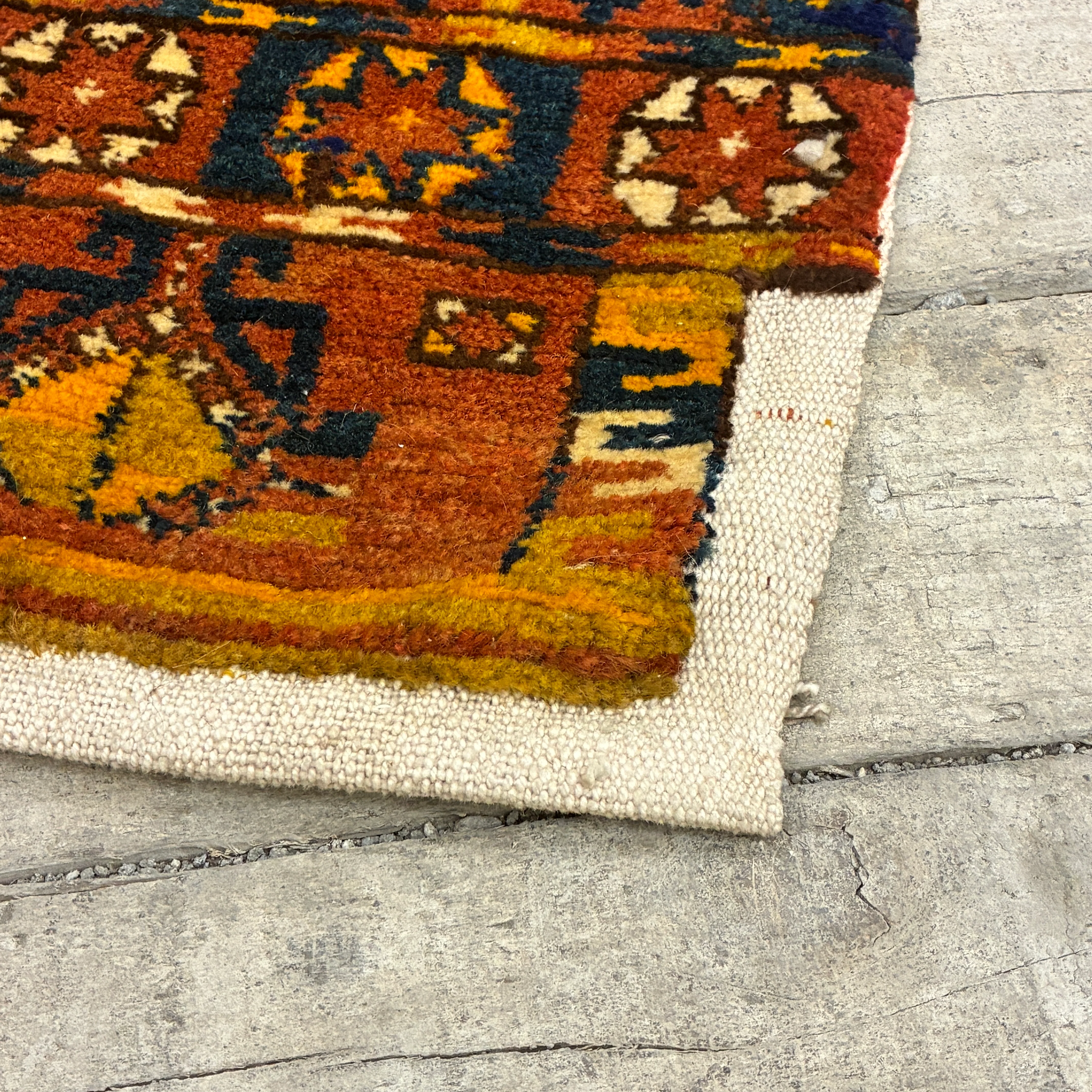 Orientalischer Teppich Vintage 34x118 Gemustert Gebetsteppich - Image 5