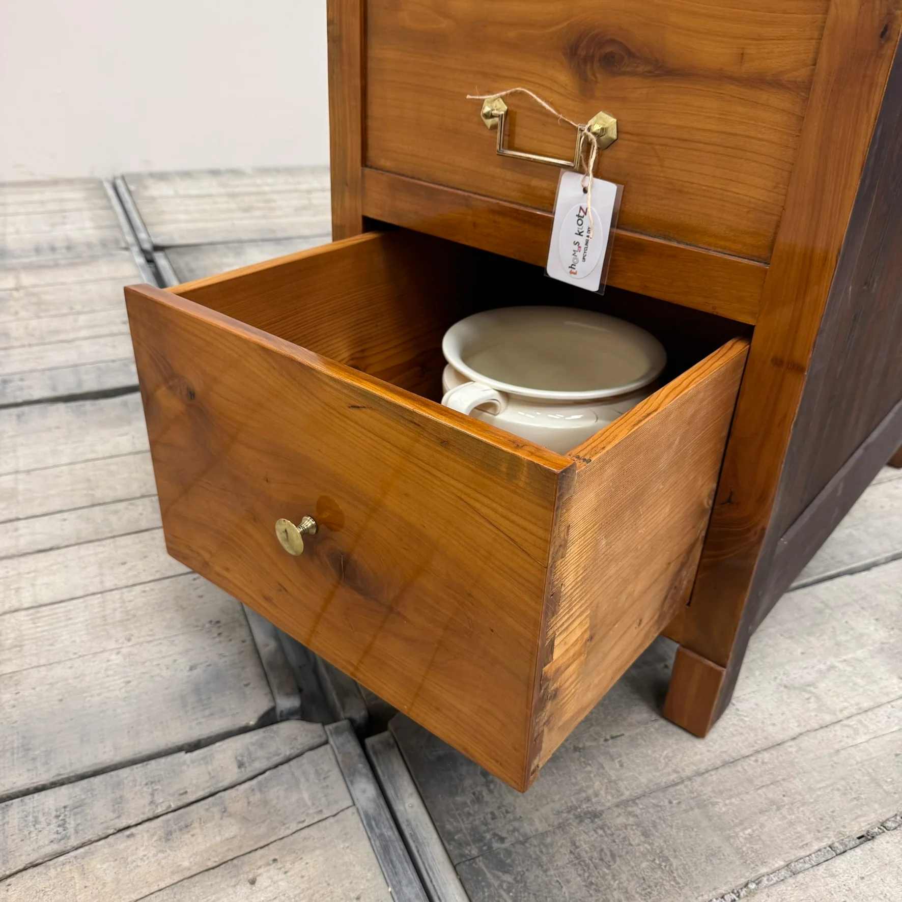 Thomas Klotz Klommode Viktorianische Reisetoilette - restaurierte Rarität mit Geschichte - Image 14
