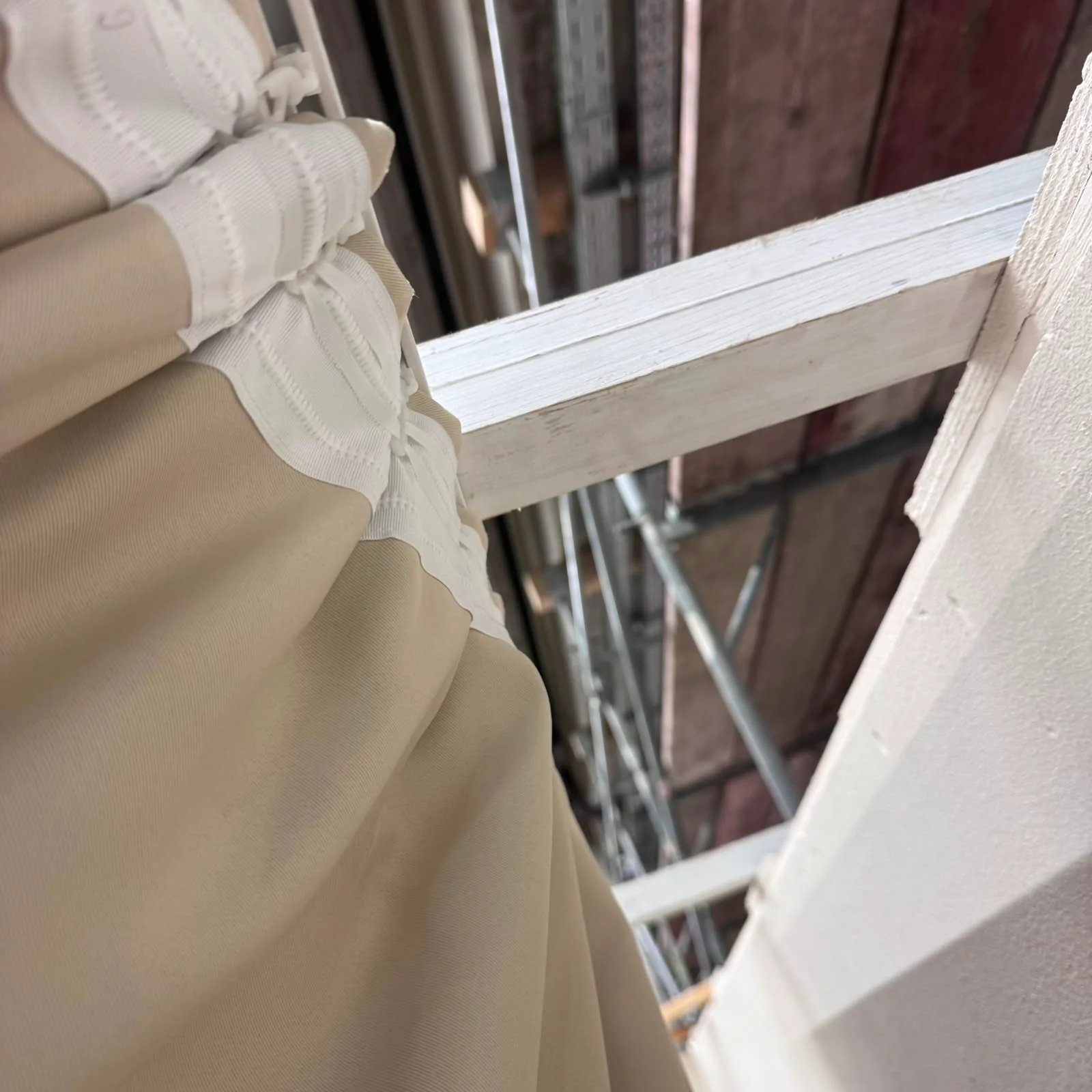 Gardine Beige 230x245 Stoff Verdunkler Vorhang Gebraucht - Image 8