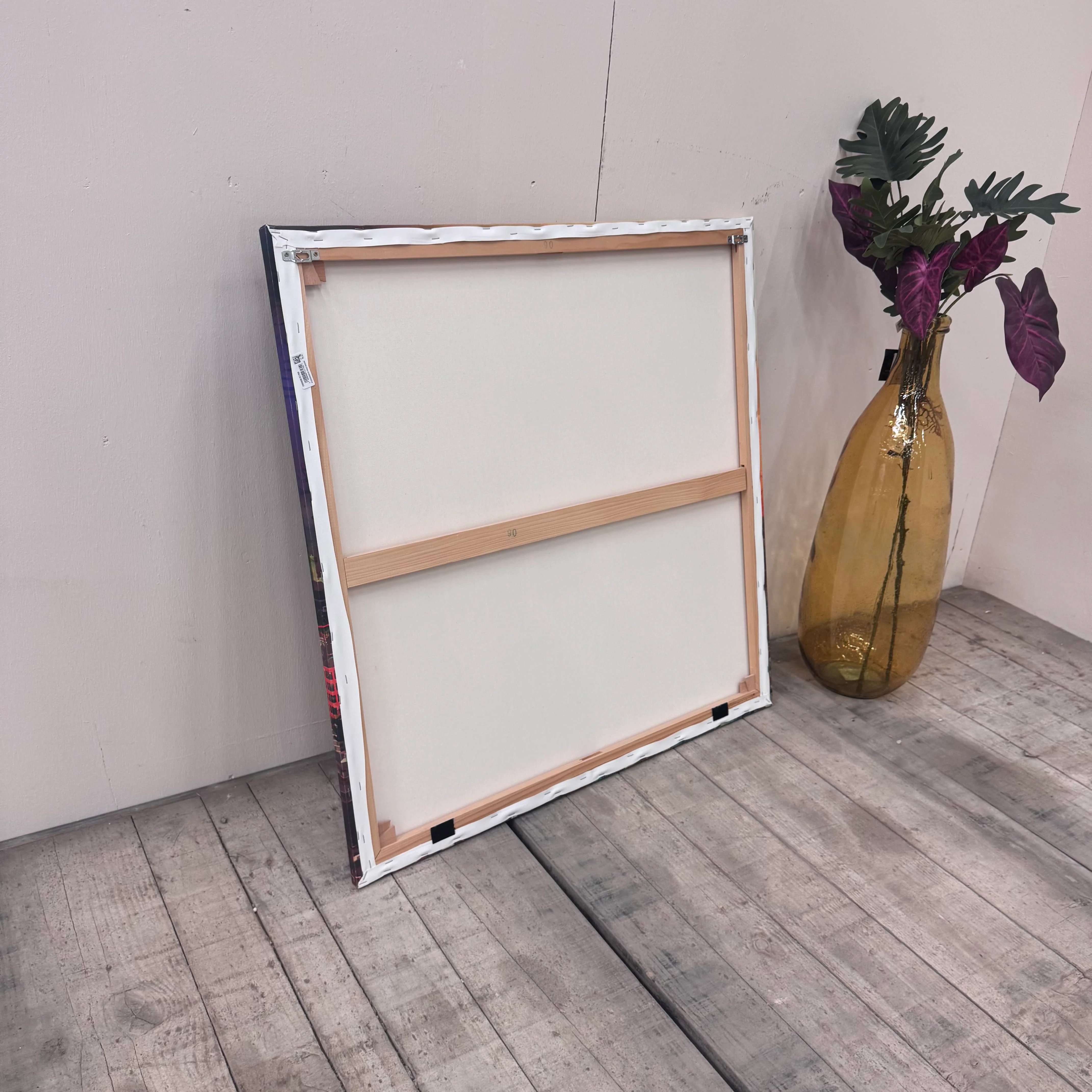 Wandbild 90x90 - Frankfurt Skyline abstrakt - Fotodruck auf Leinwand Gebraucht - Image 7