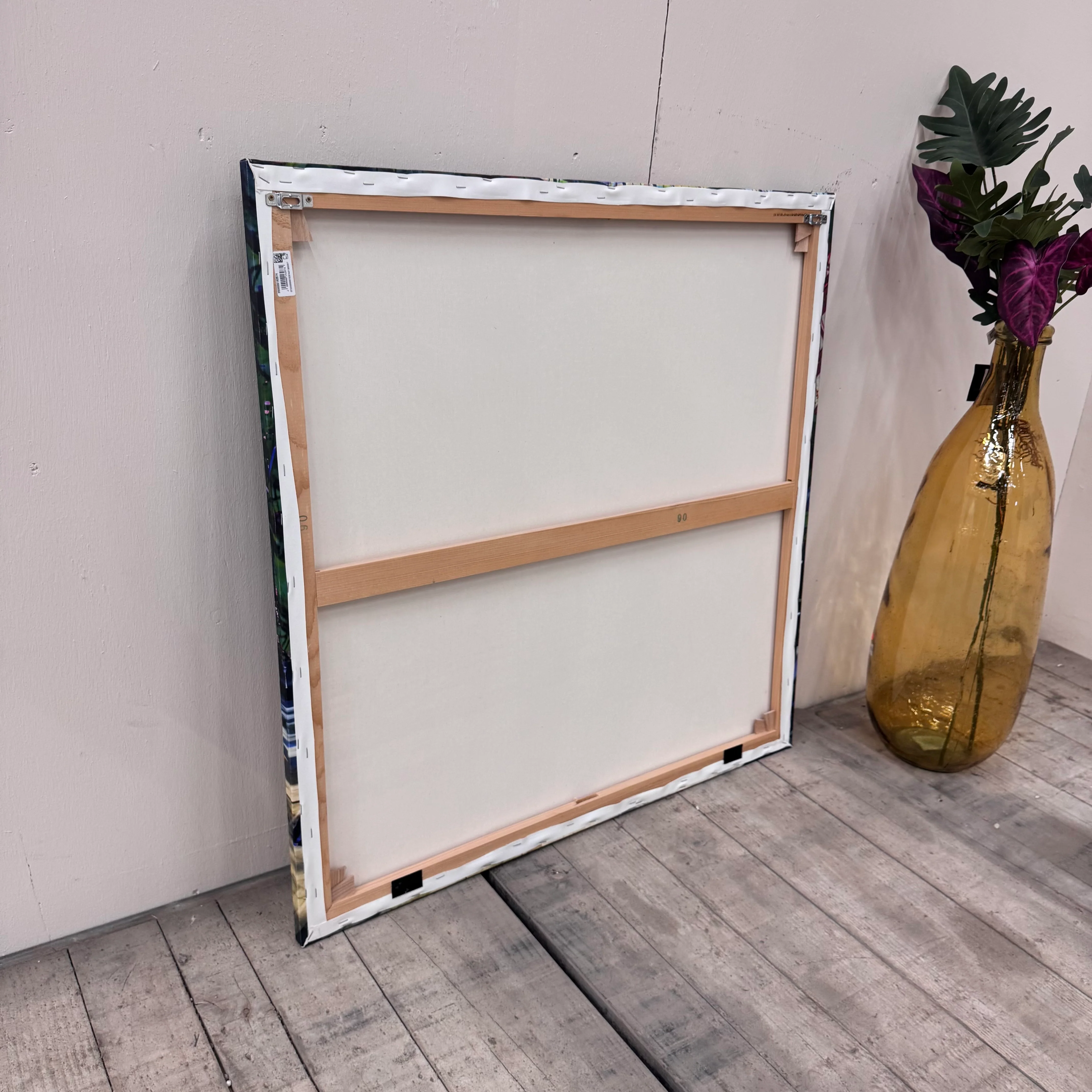 Wandbild 90x90 - Frankfurter Hauptbahnhof Halle- Fotodruck auf Leinwand Gebraucht - Image 8