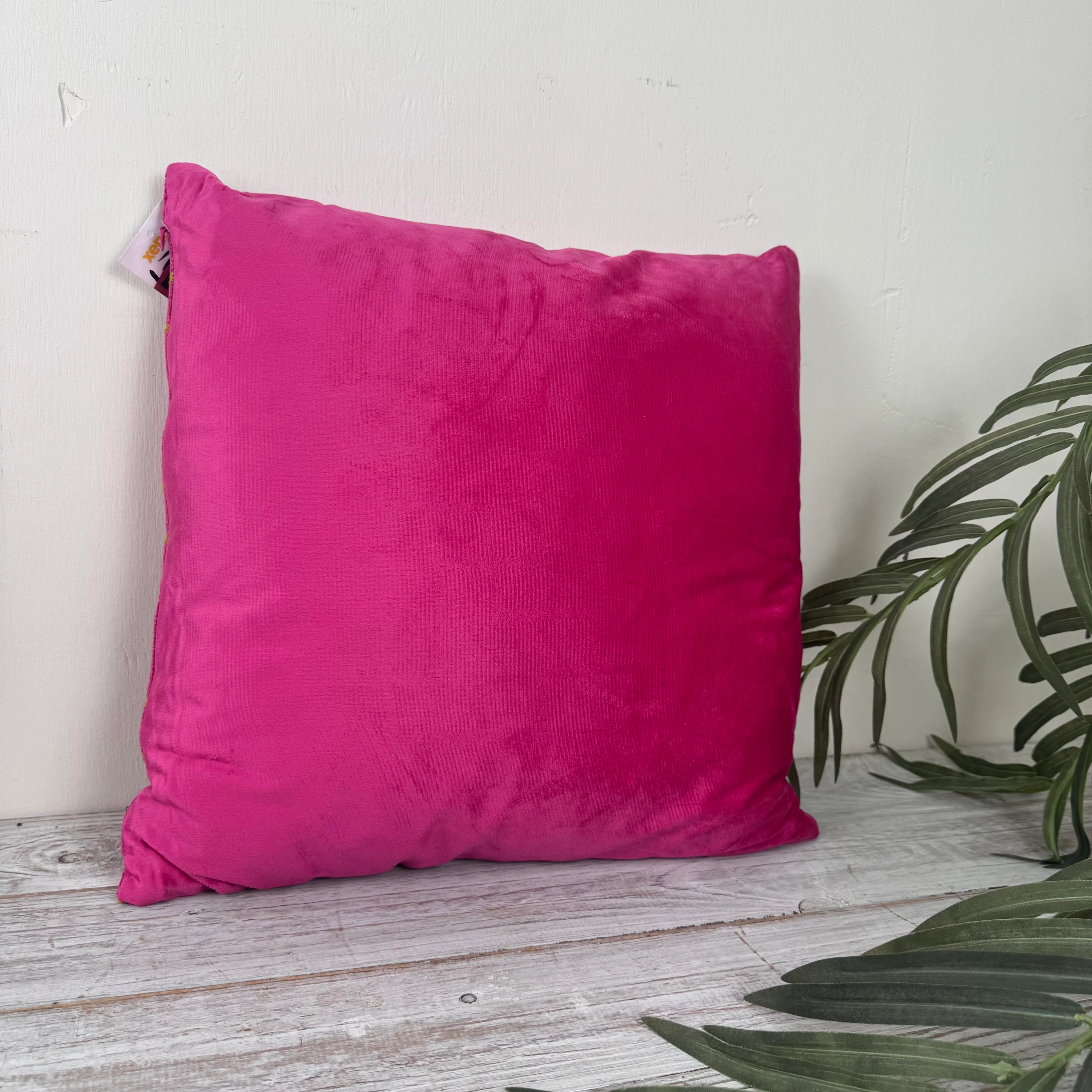 Xenos Kissen Pink Gelb Muster 45x45 Neuware - Image 6